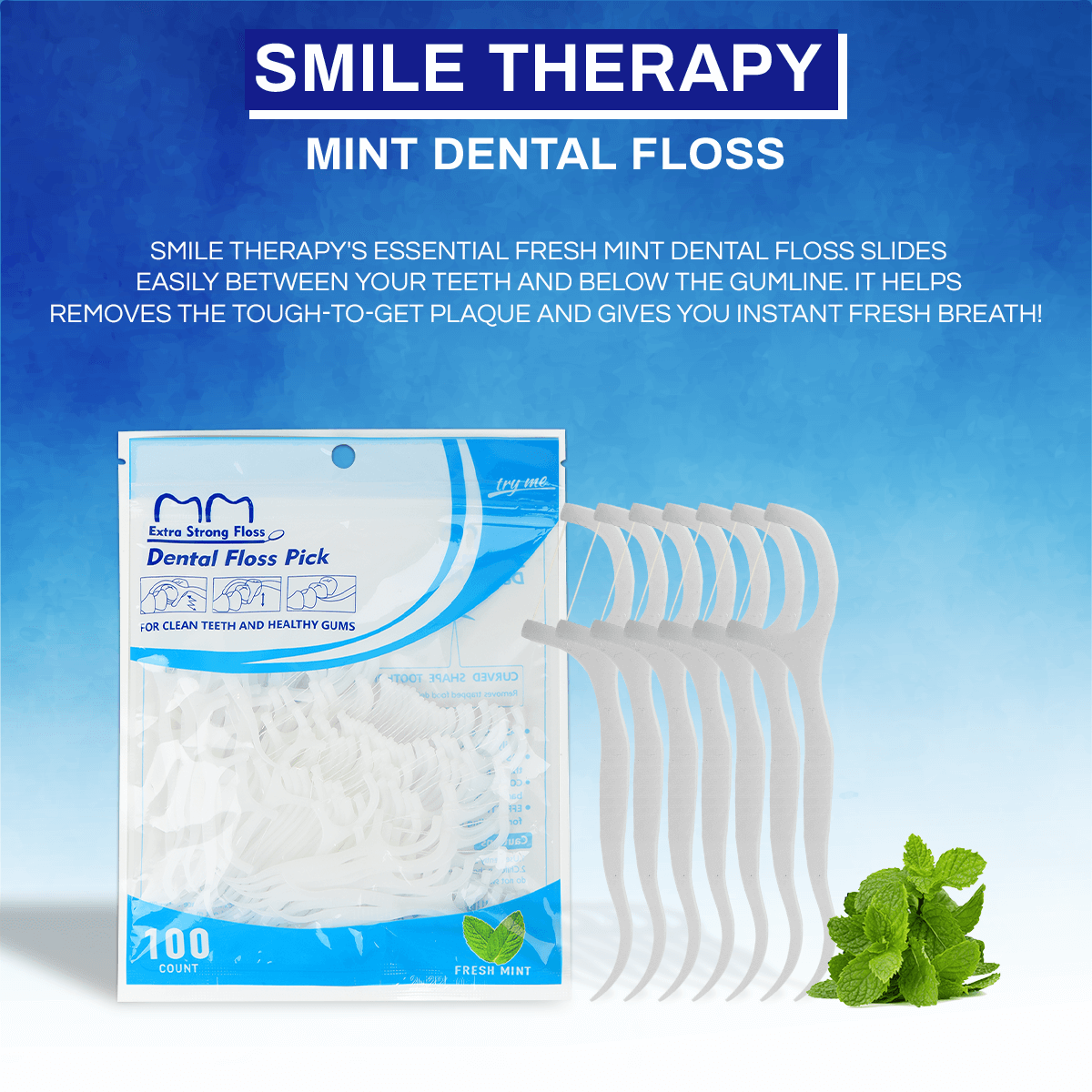 Mint Dental Floss (Pack of 100) DP6