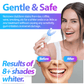 Professional Teeth Whitening Kit with LED Light - Fast Results, Safe for Home Use, Includes Gel & Tray DP7