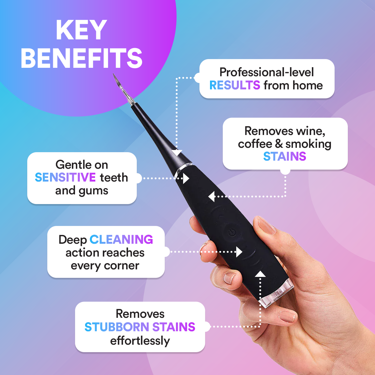 Benefits of ultrasonic tooth cleaner