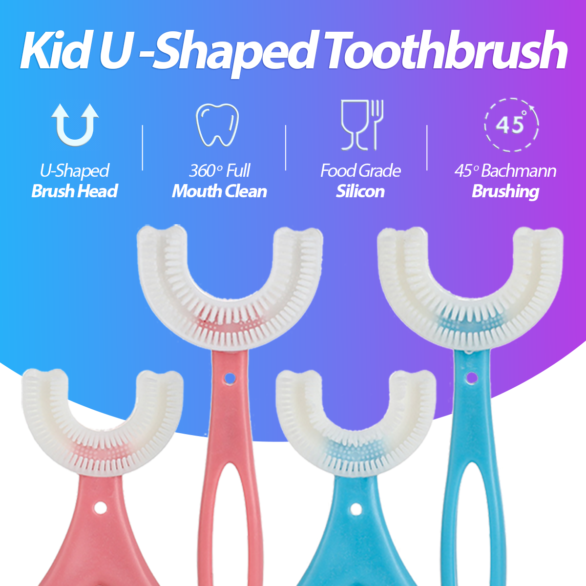 Kids Silicone U Brush DP10